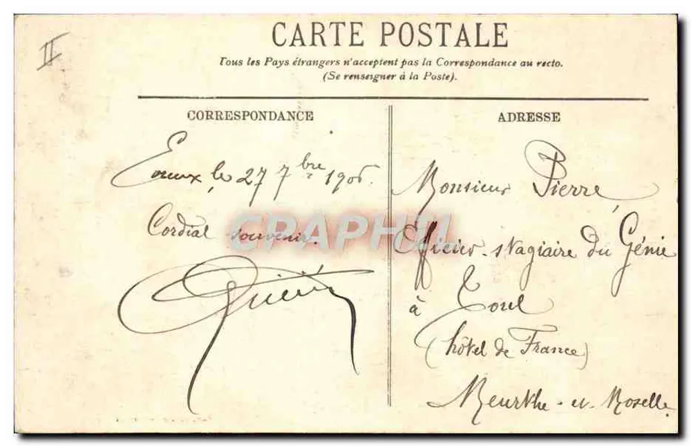 Evreux — O Teatro — editor Lancia, n° 290 - Verso