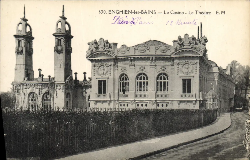 Enghien-les-Bains — Das Casino - Das Theater — E.M. — Nr. 630 - Vorderseite