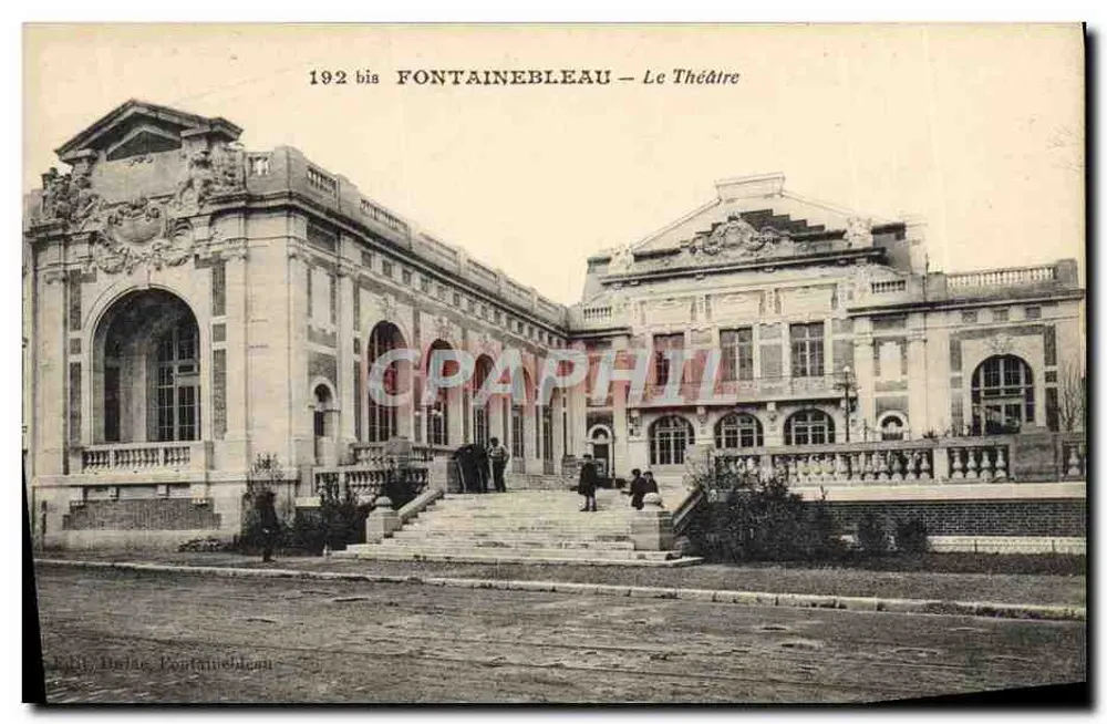 Fontainebleau — El Teatro — Delas, Fontainebleau - Anverso