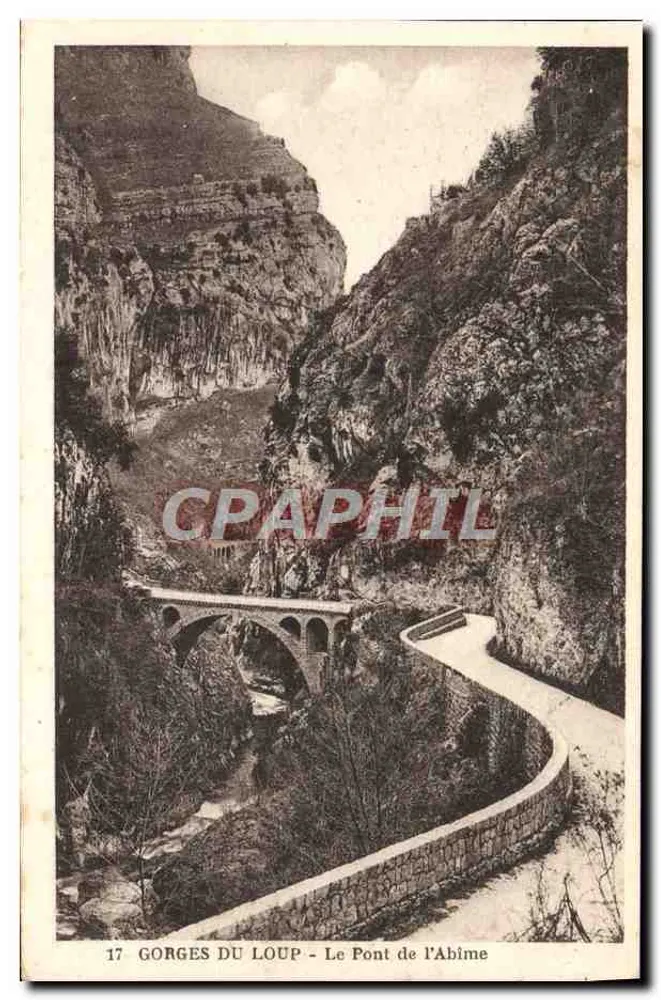 Gorges do Lobo - O Ponte da Abismo — Editor: G. Almacheau, Grenoble - Frente