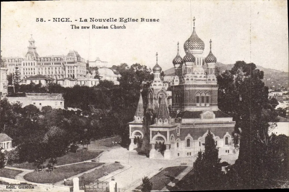 Nice - Die Neue Russische Kirche — Verlag Gilletta, n° 58 - Vorderseite