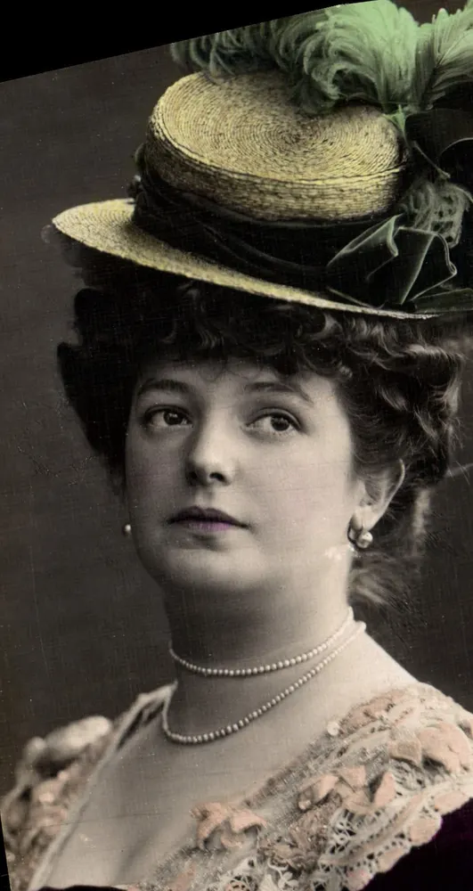 Porträt einer Dame — Ära 1900-1910 — Verlag unbekannt - Vorderseite