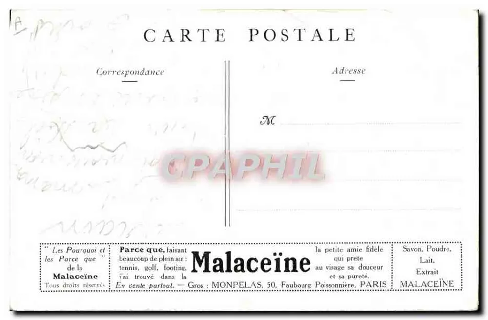 Propos de Pesage — Warum liebst du es? — Malaceïne - Rückseite