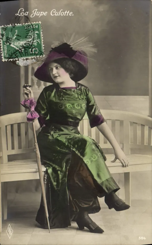 Die Culotte-Hose — Damenmode — Verlag P.G. Nr. 504 - Vorderseite