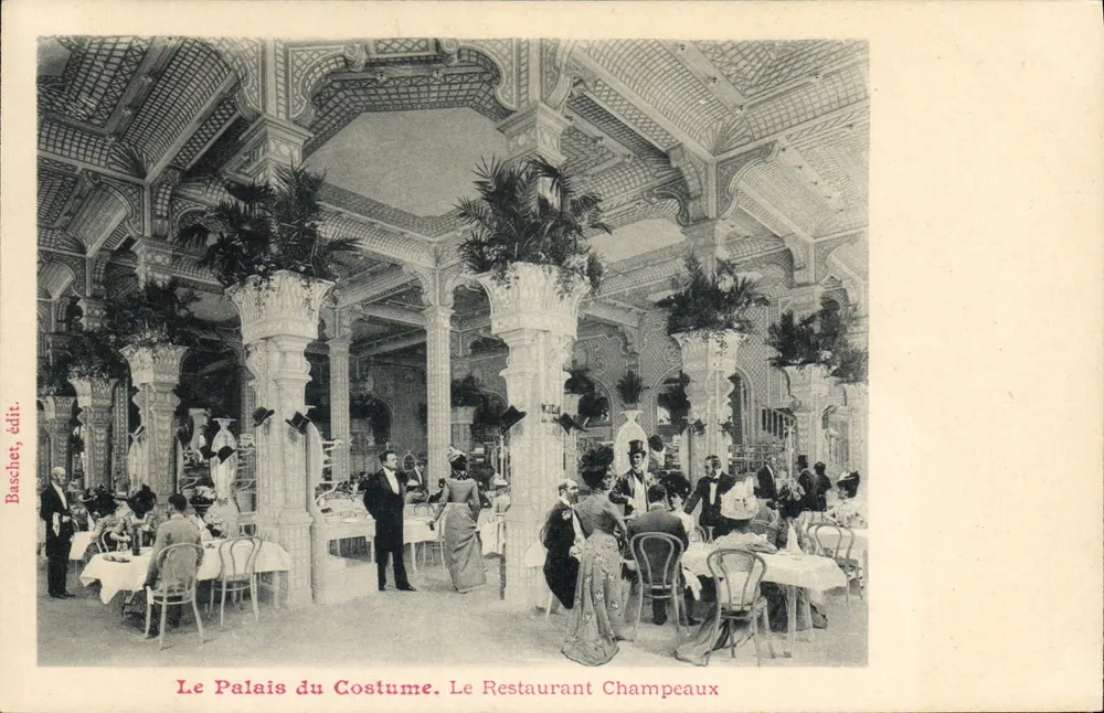 Das Kleidungspalast. Das Restaurant Champeaux — Baschet, Verlag - Vorderseite