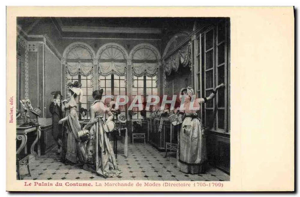 Das KleidungsPalast. Die Modeschneiderin (Direktorium 1795-1799) — Bascinet, Verlag - Vorderseite