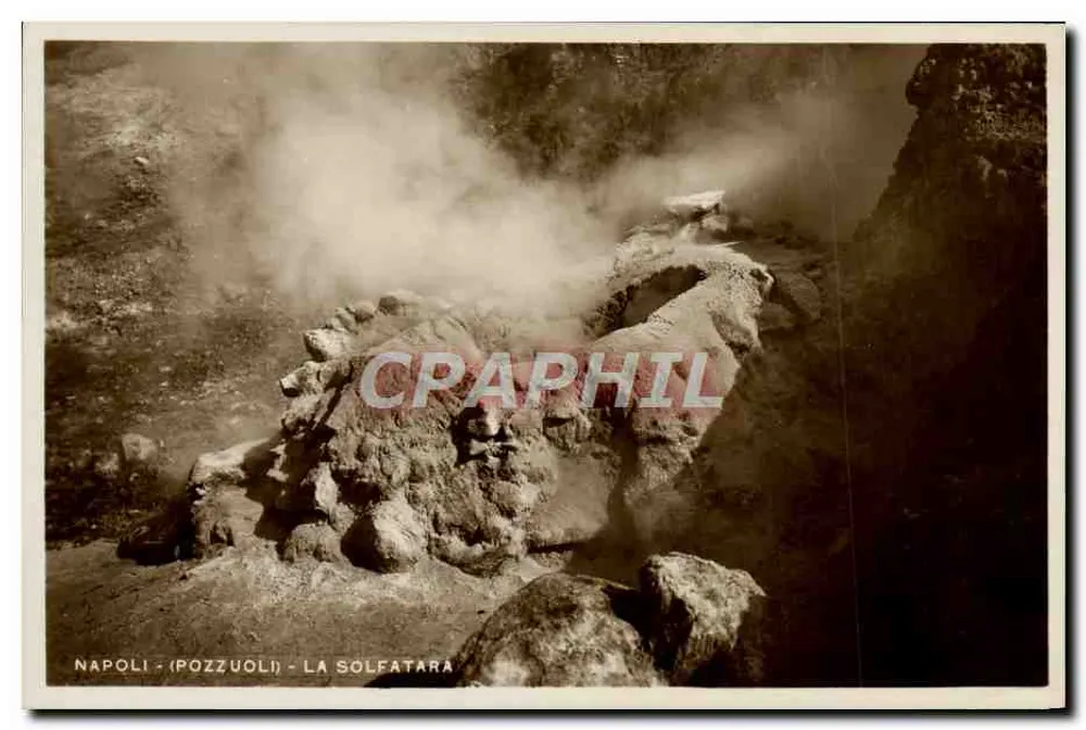 Naples - (Pozzuoli) - La Solfatara — Verlag V. Carcavallo, Nr. 66 - Vorderseite