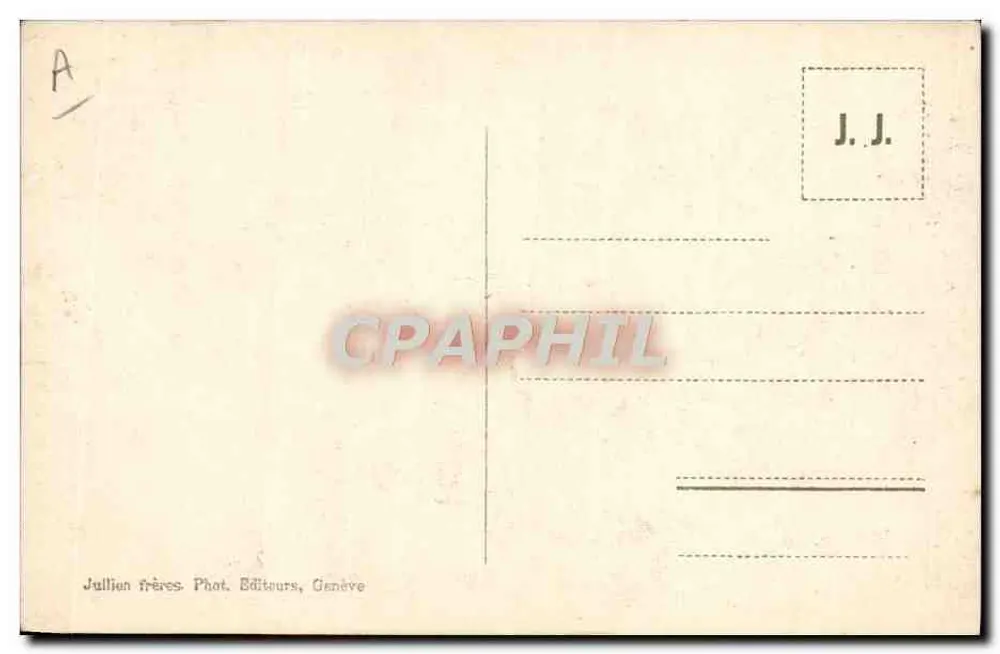 Chamonix — Cabana dos Grandes-Mulets — J.J. 5049 - Verso