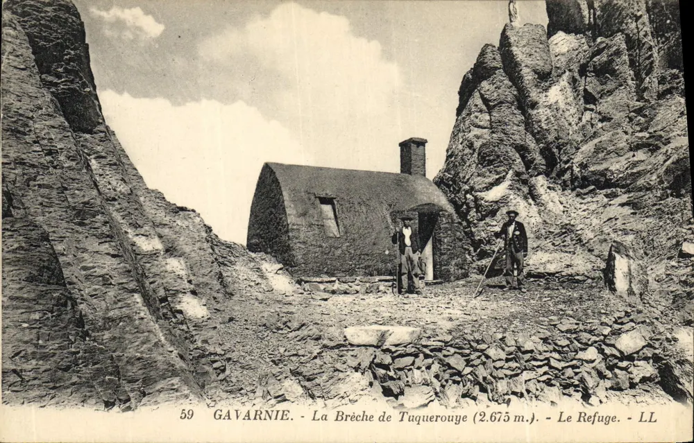 Gavarnie - La Brèche de Tuquerouye (2.675 m.) - Le Refuge - LL - Vorderseite