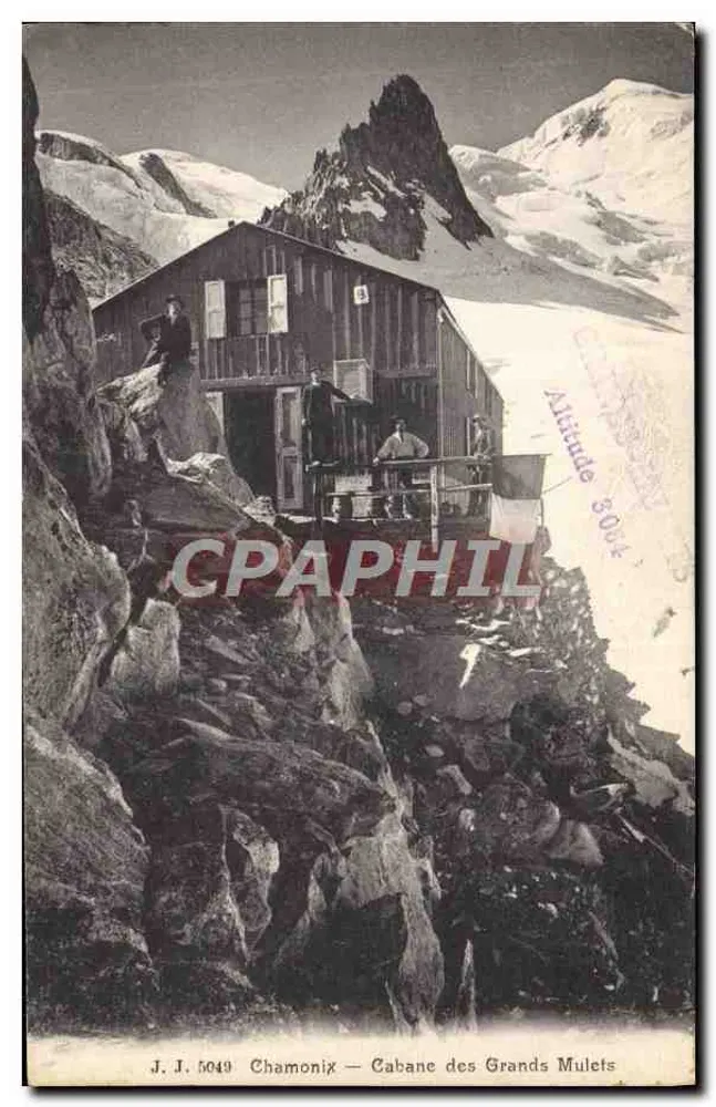 Chamonix — Cabana dos Grandes Mulets — J.J. 5049 - Frente