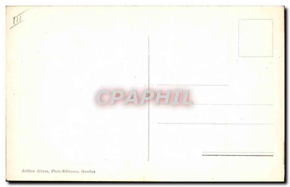 Chamonix — Cabana dos Grandes Mulets — J.J. 5049 - Verso