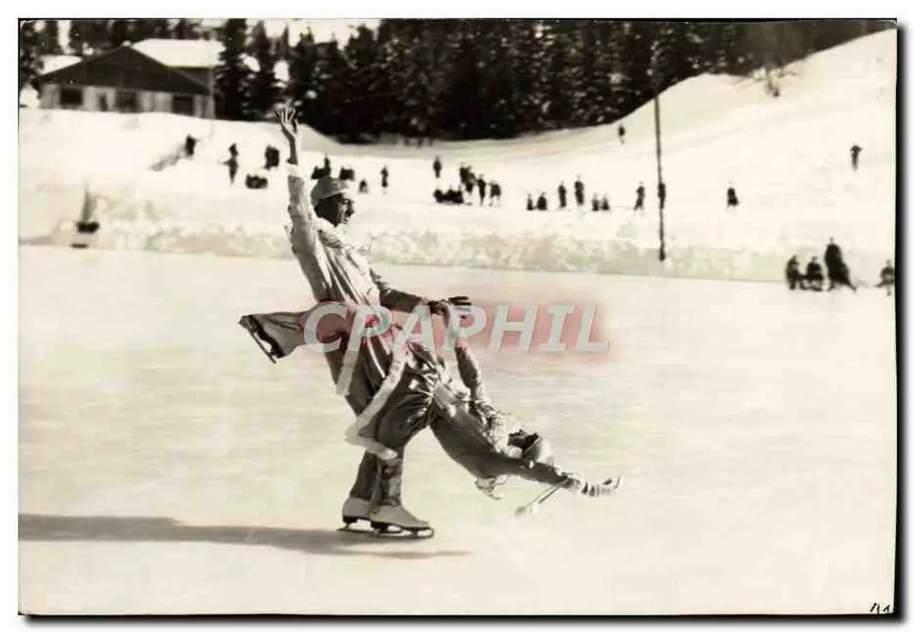 Eislauf in Aktion — Outdoor-Eislauf-Szene — n° 14 - Vorderseite
