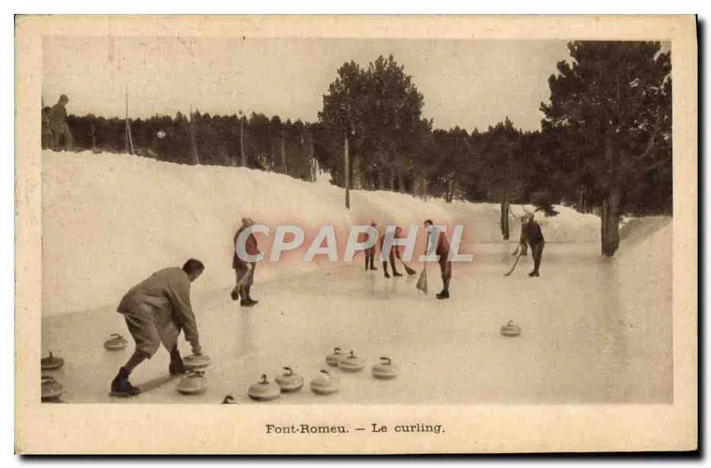 Font-Romeu — Das Curling — Verlag unbekannt, Seriennummer nicht sichtbar - Vorderseite