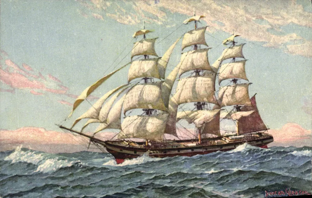 Navio a vela — Duncan Glencon - Frente
