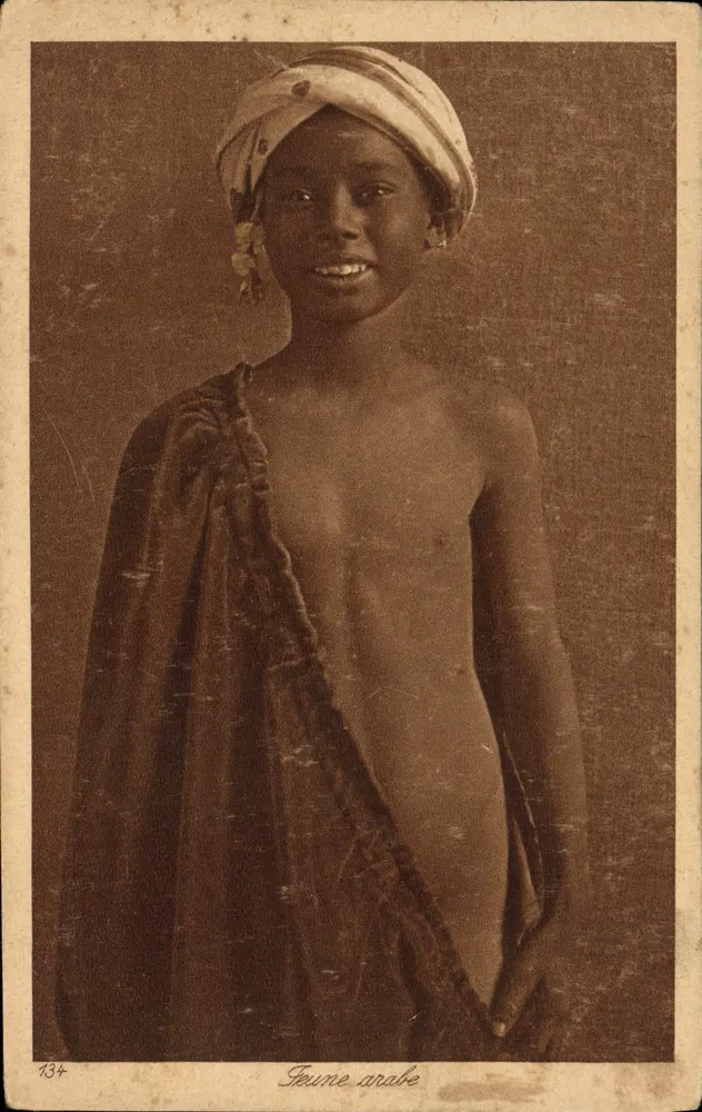 Jovem árabe — retrato — editor L. & L., n° 734 - Frente