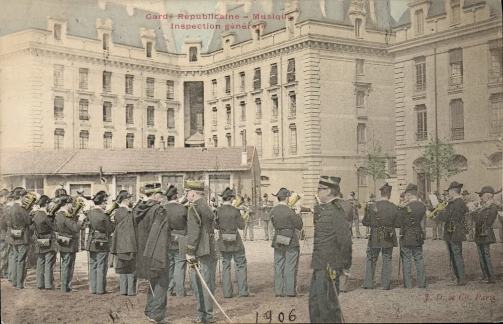 Republikanische Garde – Musik – Generalinspektion – J. D. et Cie, Paris - Vorderseite