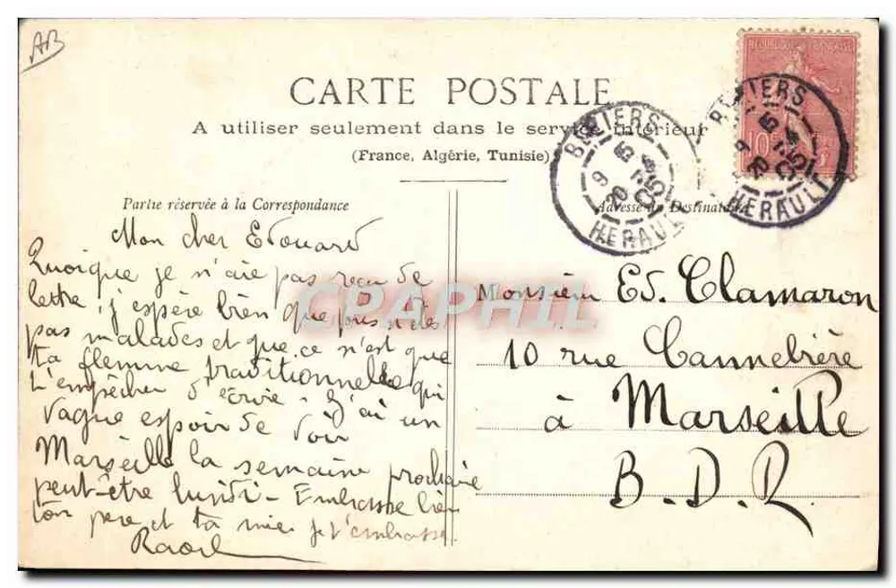Caçadores da Guarda Imperial — 13º Regimento — Editor: FABRE & CIE, PARIS - Verso