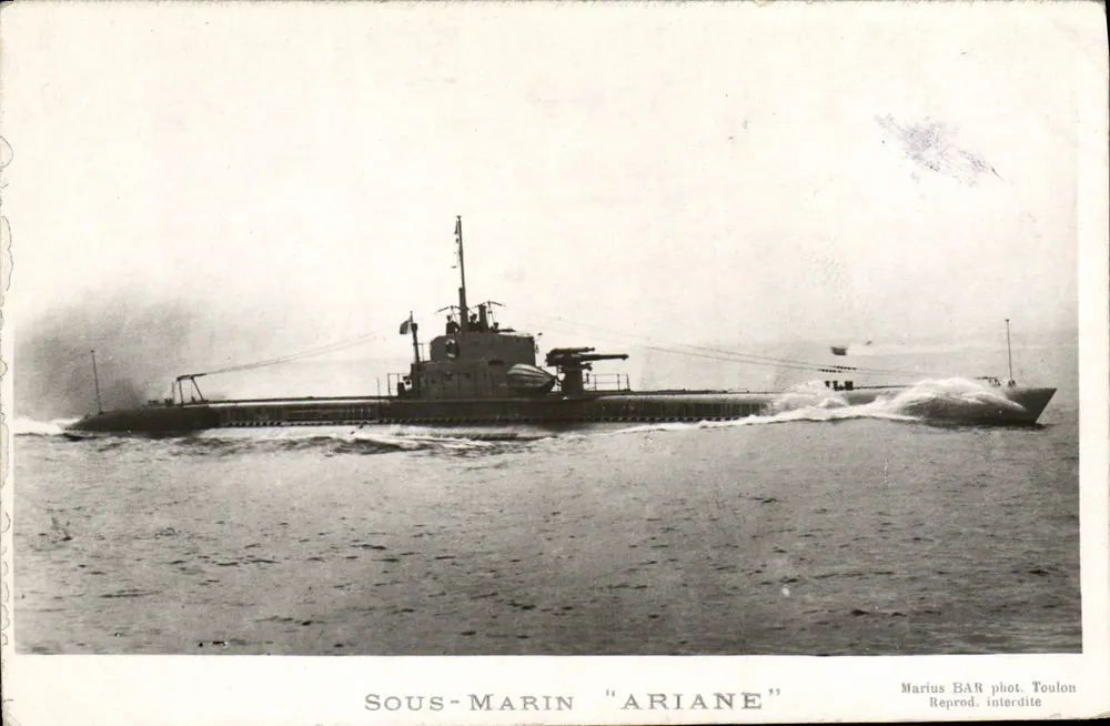 Submarino "Ariane" — Toulon — Marius BAR fot. Toulon - Frente