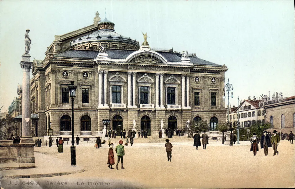 Genebra — O Teatro — J. J. 649 A - Frente