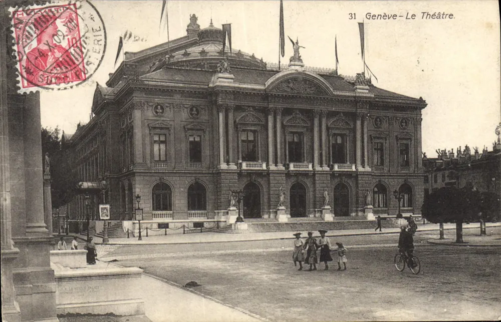 Genebra - O Teatro — editor 'Le Sélect' n°31 - Frente
