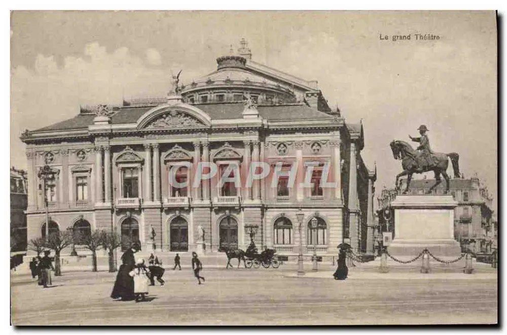O grande Teatro — Genebra — Edição Moos, Karlsruhe-Geneve, n° 2107 - Frente