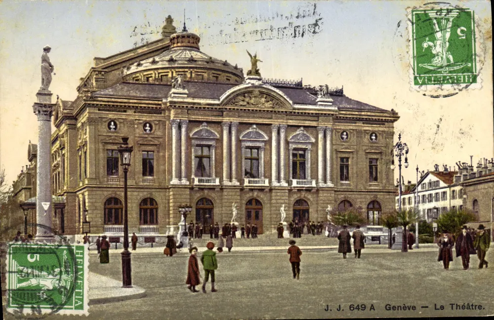 Genebra — O Teatro — J. J. 649 A - Frente
