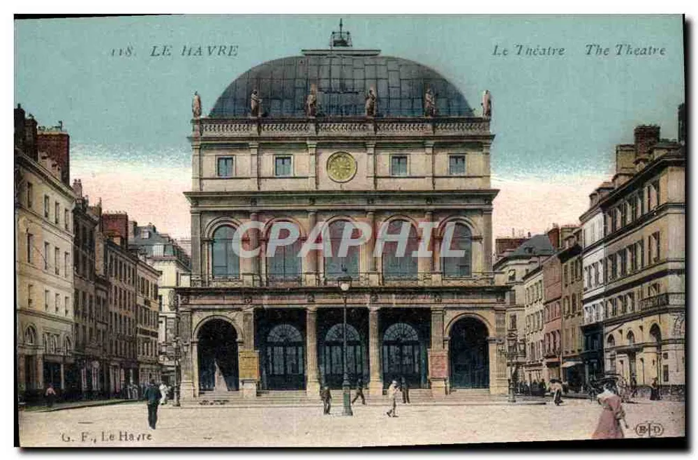 Le Havre — O Teatro — G. F., Le Havre - Frente