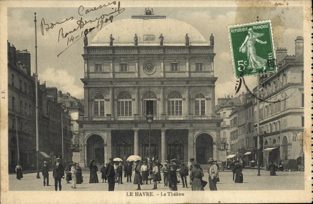 Le Havre — O Teatro — J.F. editor - Frente
