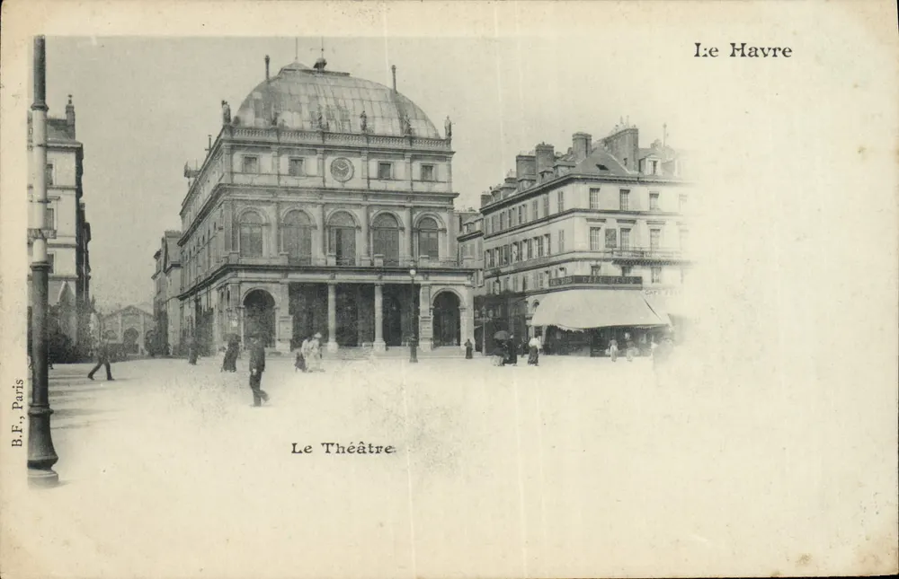 O Teatro — Le Havre — B.F., Paris - Frente