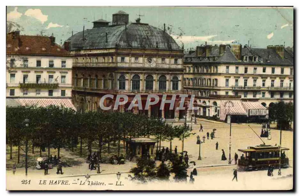 Le Havre — O Teatro — LL. n° 251 - Frente