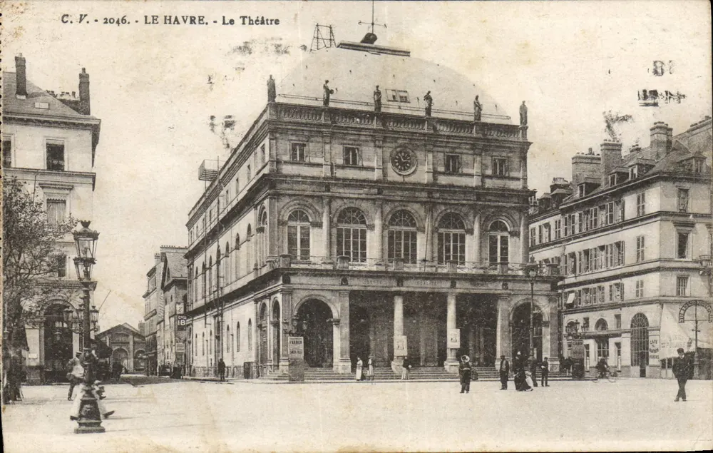 Le Havre — O Teatro — C.V. 2046 - Frente
