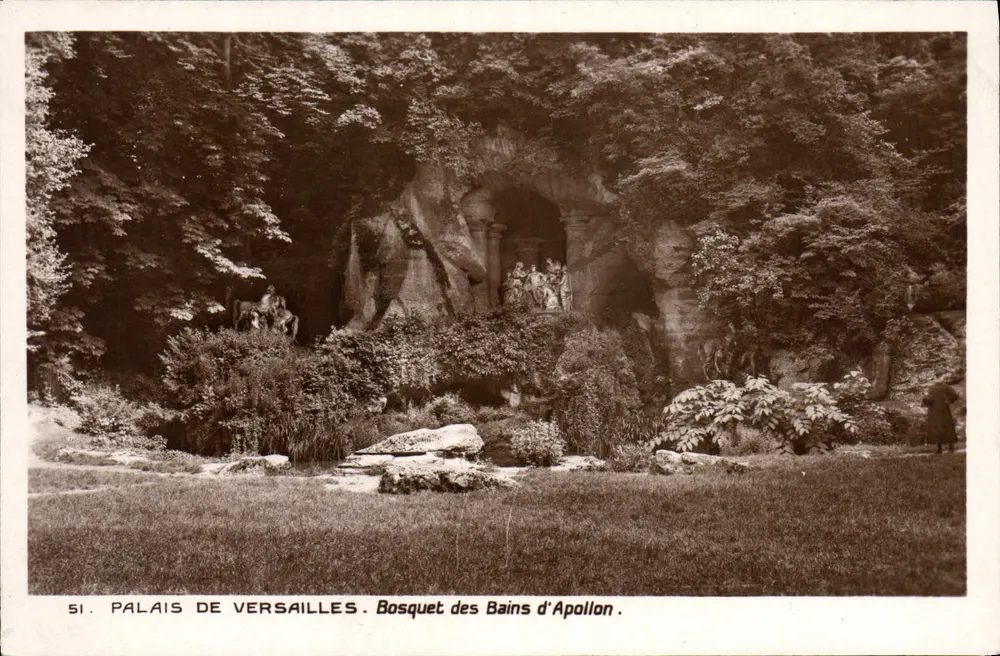 Schloss Versailles — Bosquet des Bains d'Apollon — Edition des Musées Nationaux, Paris - Vorderseite
