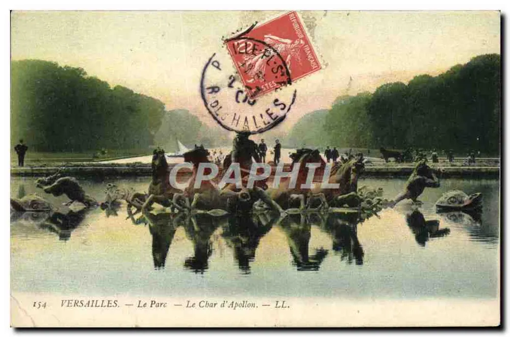 Versailles — O Parque — O Carro de Apolo — LL. — n° 154 - Frente