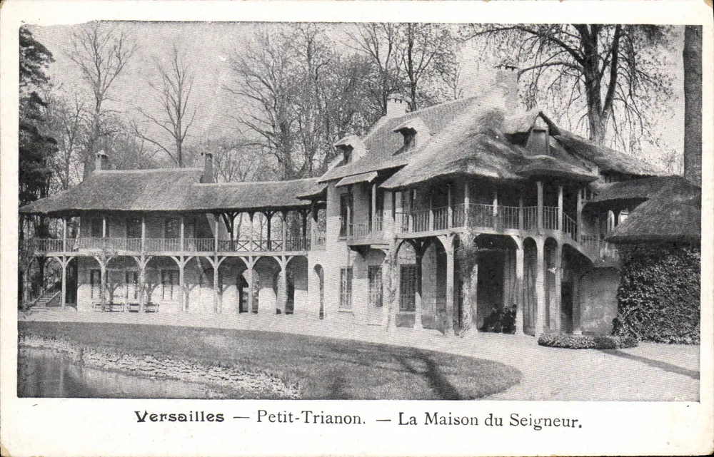 Versailles — Petit Trianon — Das Haus des Herrn. - Vorderseite