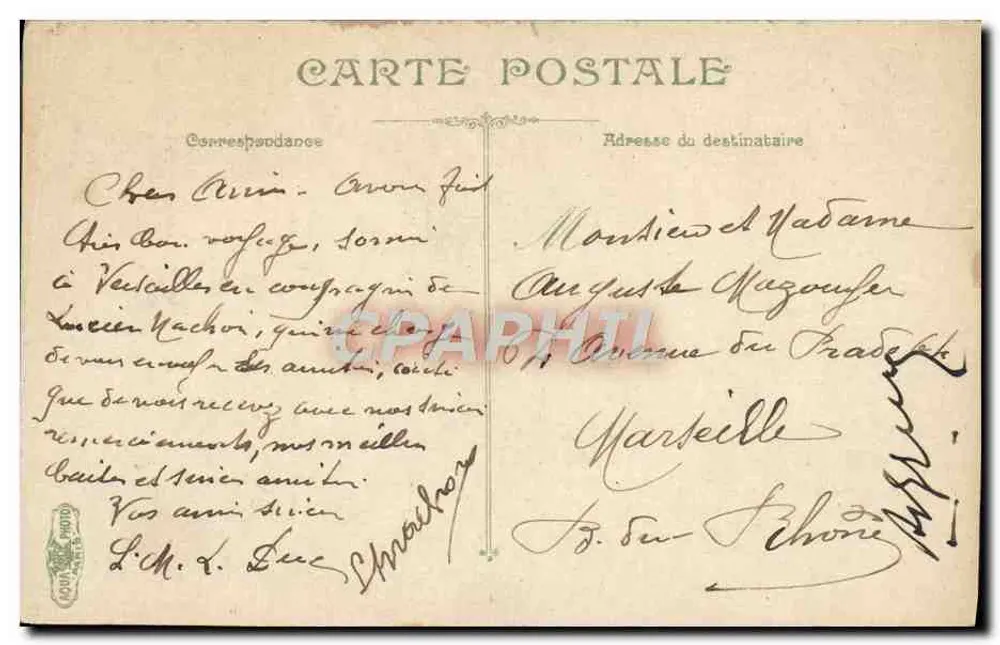 Festas da República Francesa — Praça da Concórdia — Editor não identificado - Verso