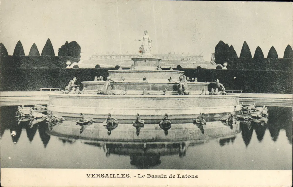 Versailles — Der Bassin de Latone — Verlag unbekannt, Seriennummer nicht sichtbar - Vorderseite