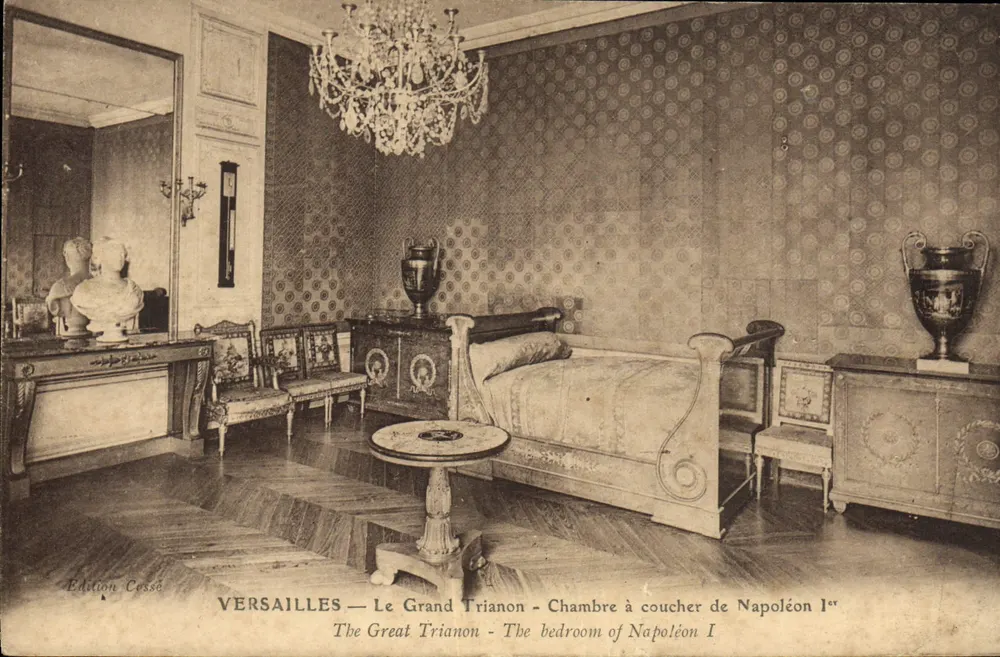 Versailles — Der Große Trianon — Schlafzimmer von Napoleon I. — Edition Cesse - Vorderseite