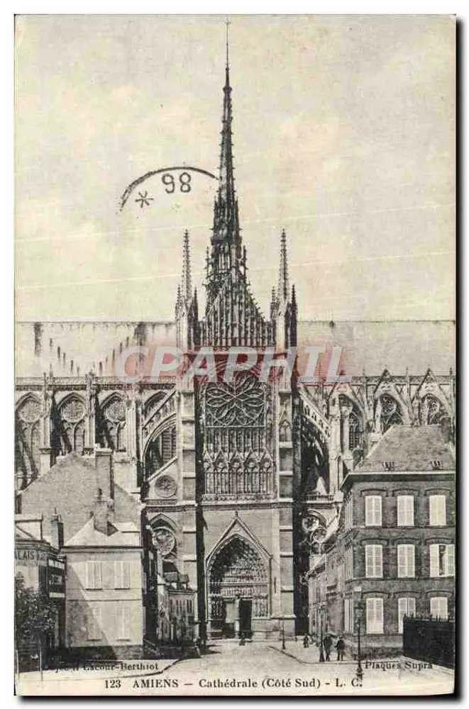 Amiens — Catedral (Lado Sul) — L. C. — Plaques Supra - Frente