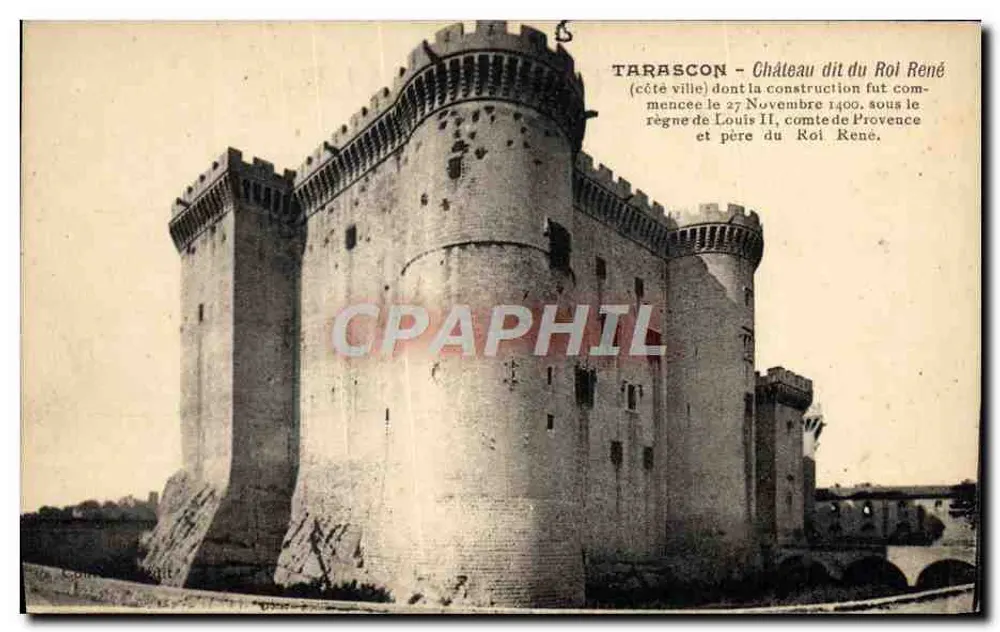 Tarascon — Castelo dito do Rei René — editor desconhecido, número de série não visível - Frente