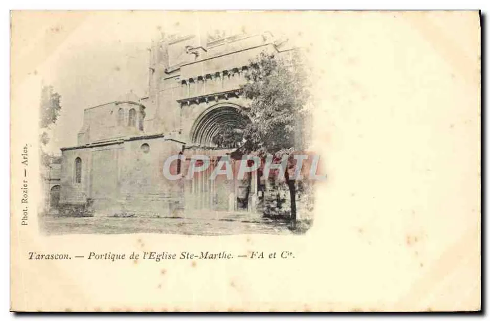 Tarascon — Portikus der Kirche Ste-Marthe — Fot. Rozier — Arles - Vorderseite