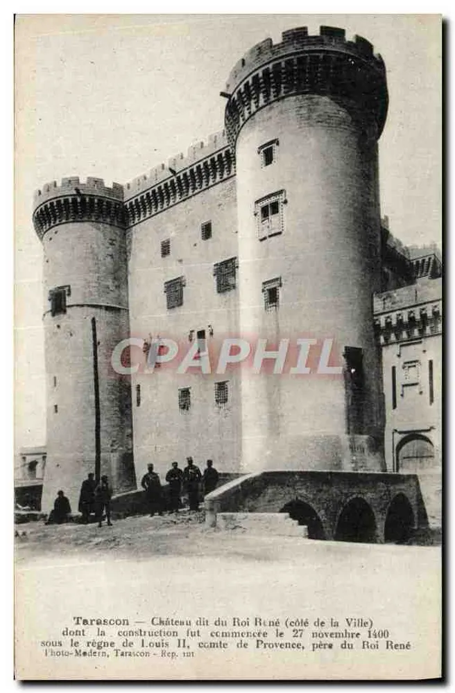 Tarascon — Schloss genannt Schloss des Königs René (Verlag der Stadt) — Photo-Moder, Tarascon - Rep. 191 - Vorderseite