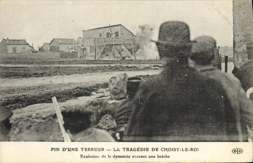 Explosão do loteamento Promentin em Choisy-le-Roi — Fim de uma terrível tragédia — A tragédia de Choisy-le-Roi - Frente
