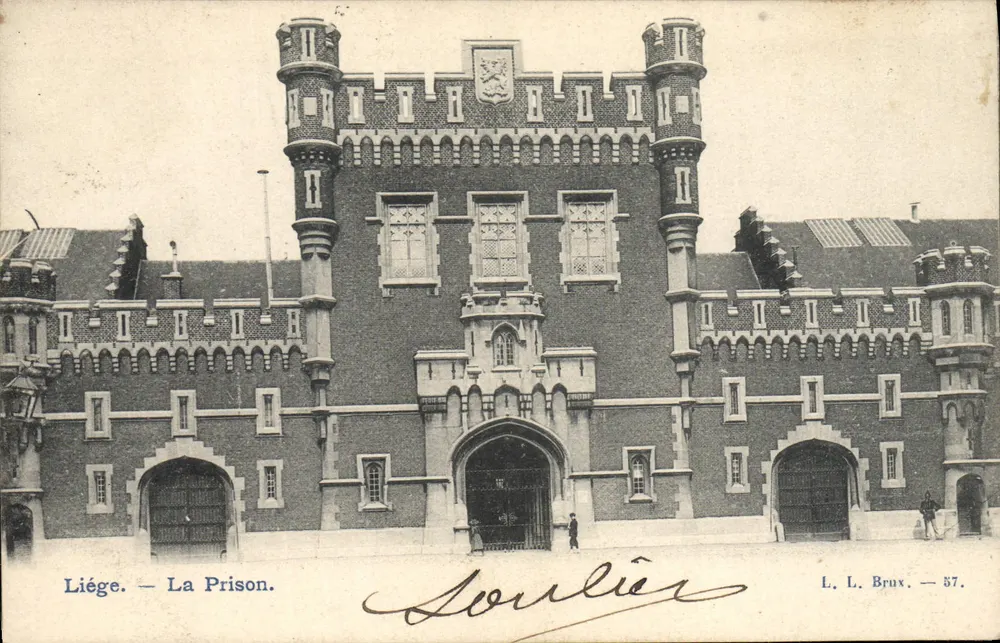 Liège — A Prisão — L. L. Brux. — 57. - Frente