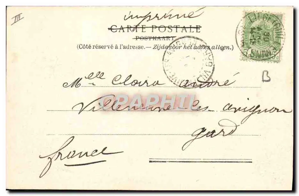 Liège — A Prisão — L. L. Brux. — 57. - Verso