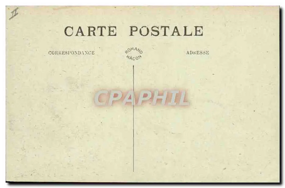 Montpellier — Arco do Triunfo e Casa de Detenção — Editor Colin Frères - Verso