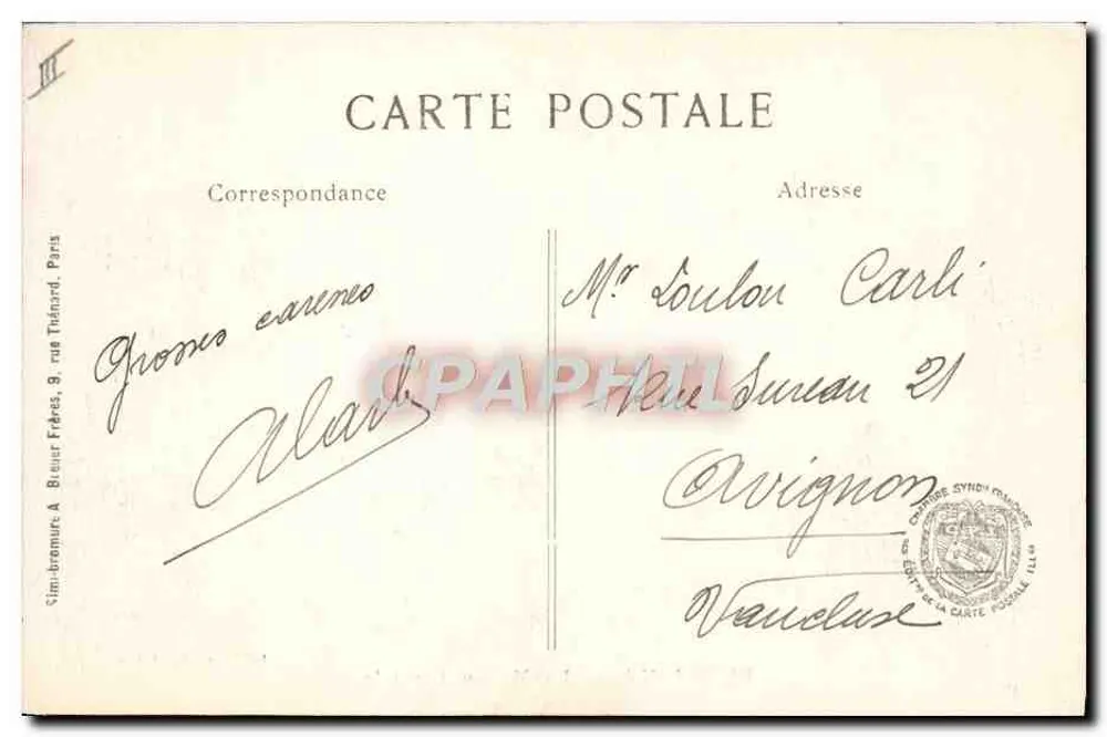 CLERMONT — Dom Centralny — Wydawnictwo Fontaine - Rewers