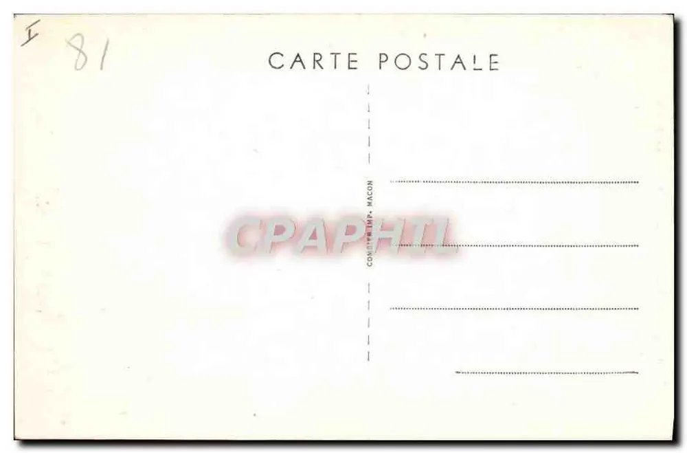 Gaillac (Tarn) — Antigua Cárcel del siglo XIV — Casa Pierre de Brens — Coll. Henne - Reverso