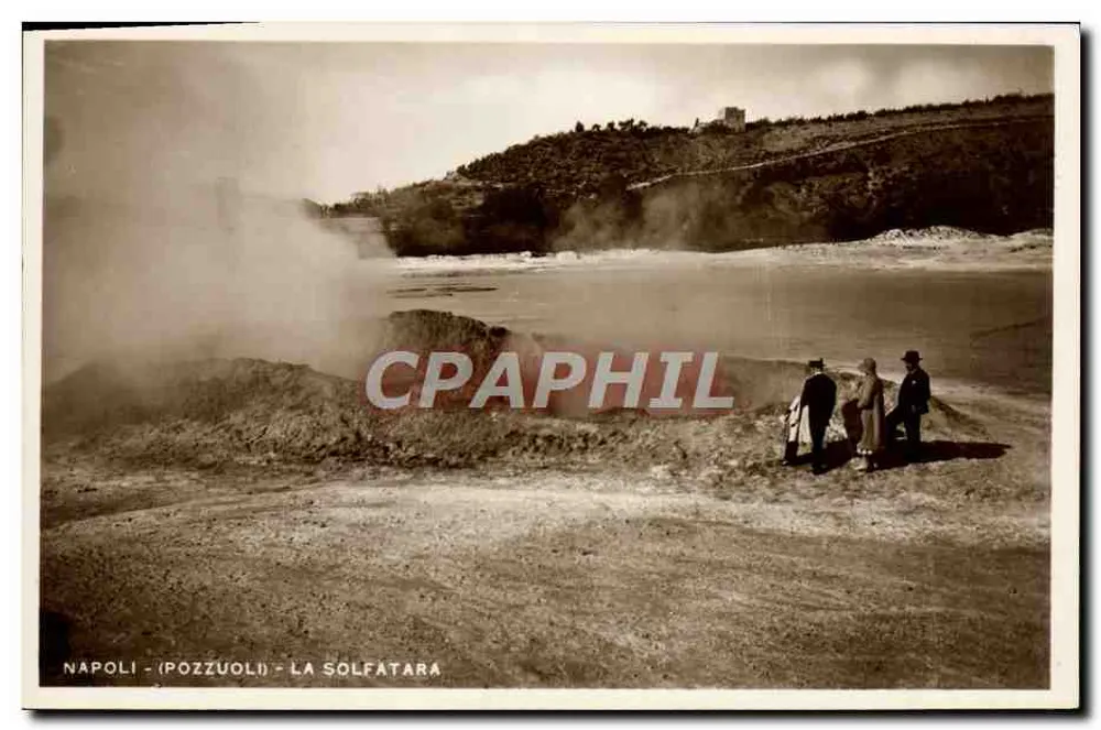 Napel - (Pozzuoli) - Die Solfatara — Verleger V. Carcavallo, Nr. 65 - Vorderseite