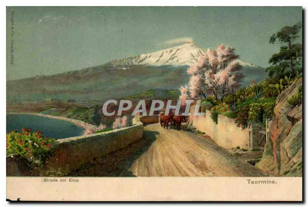 Strada col Etna — Taormina — Mongolfi & C. - 19164 - Vorderseite