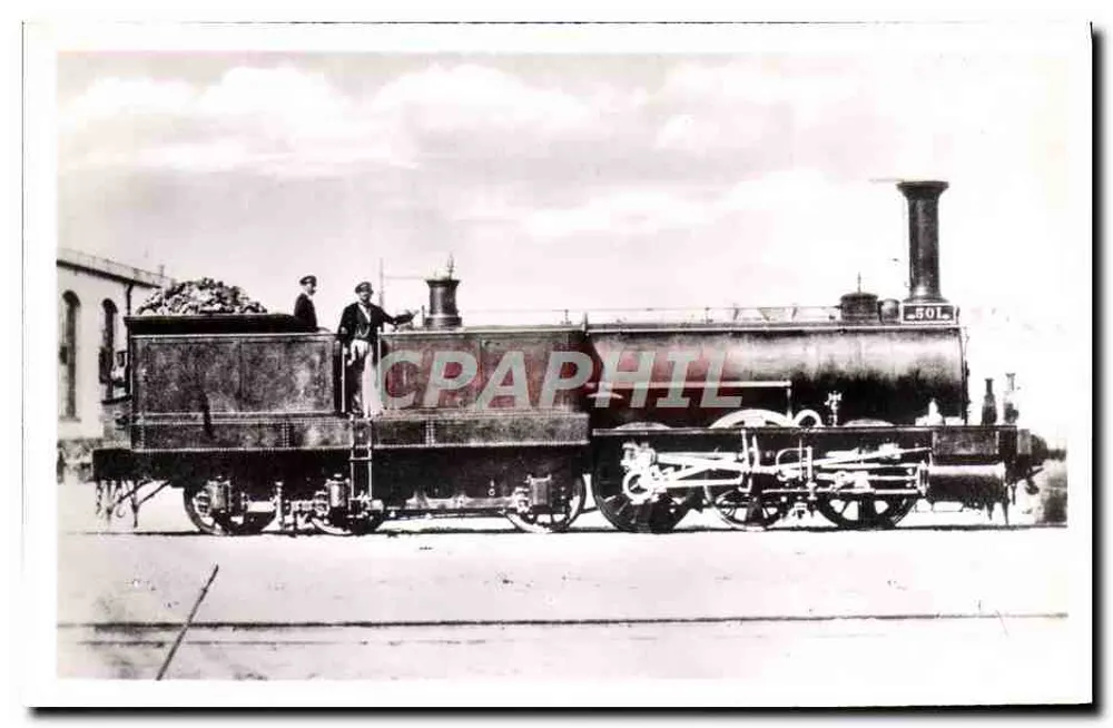 Dampflokomotive Nr. 501 — Engerth-System der P.L.M.-Gesellschaft (Typ 27) — NM-Edition « La Vie du Rail » Nr. 17 - Vorderseite